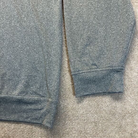 Normal Brand Performance 1/4 Zip Mens 2XL Gray Pullover Stretch Long Sleeve Mock - Picture 5 of 10